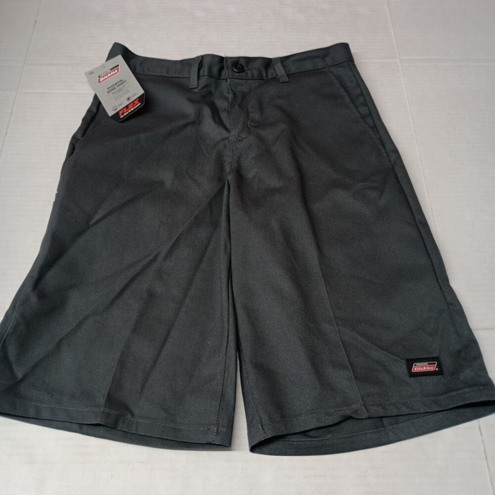 Dickies Work Shorts Mens Size 30 Gray Relaxed Fit 13" Inseam